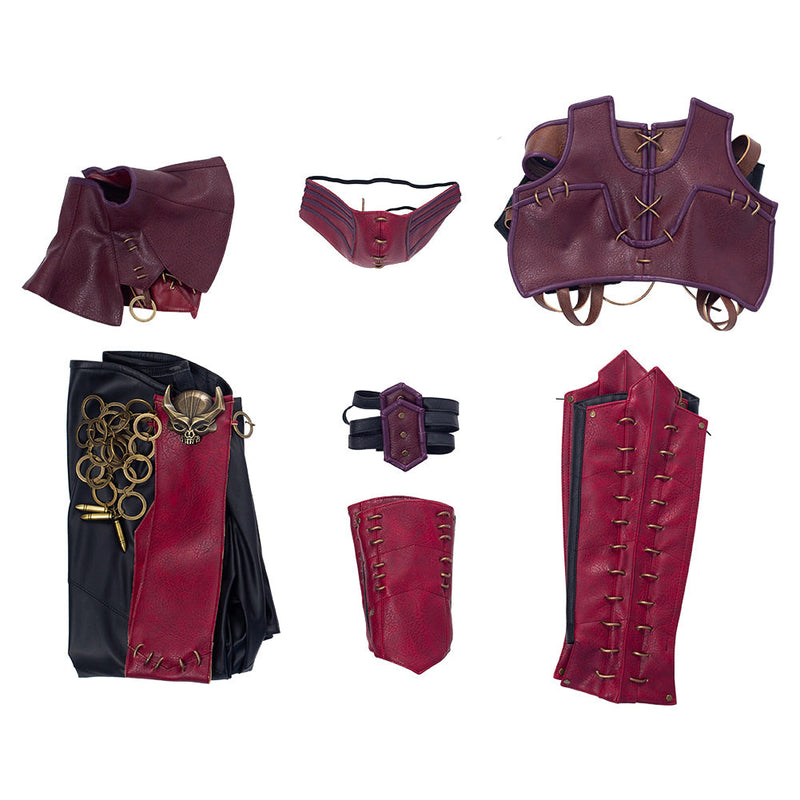 Mortal Kombat 10 Mileena Outfits Halloween Carnival Suit Cosplay Costume