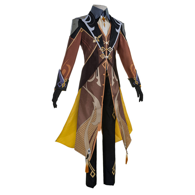 Game Genshin Impact Zhongli Outfits Halloween Carnival Costume Cosplay Costume