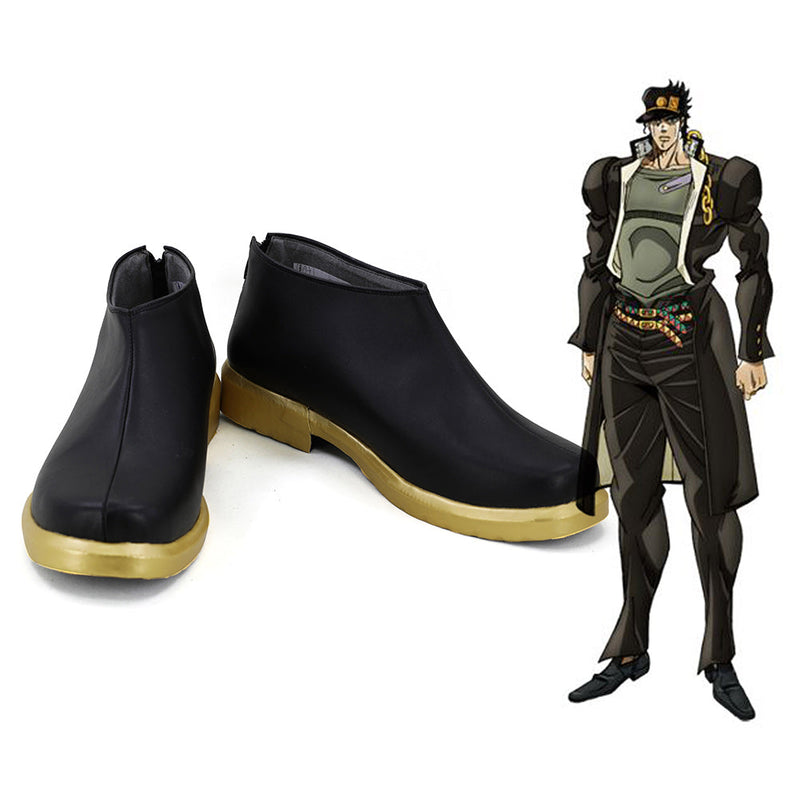 JoJo‘s Bizarre Adventure Kujo Jotaro Boots Halloween Costumes Accessory Cosplay Shoes