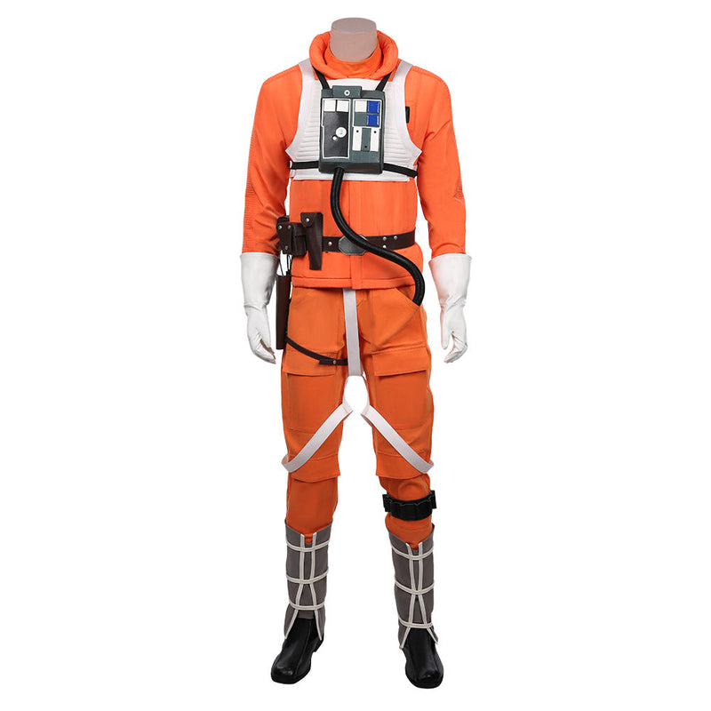 Star Wars Luke Skywalker Pilot Jumpsuit Halloween Carnival Suit Cosplay Costume