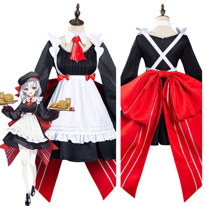 Anime Genshin Impact x KFC Noelle Maid Dress Suit Cosplay Costume