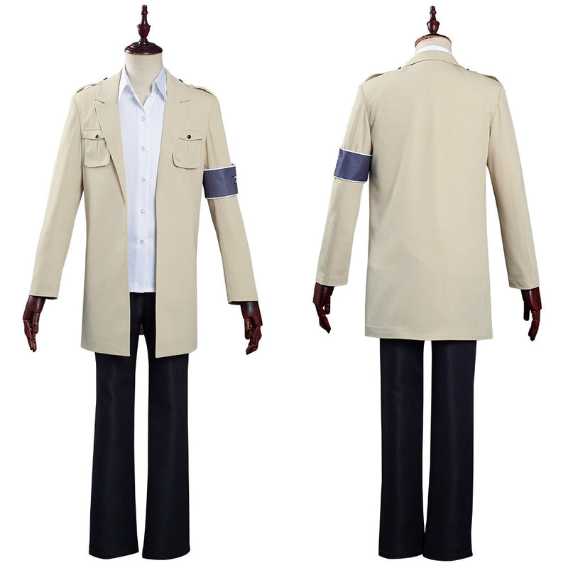 Attack on Titan  The Final Season Eren Jaeger Coat Shirt Outfits Halloween Carnival Costume Cosplay Costume