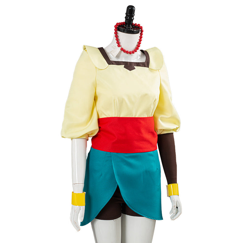 Game Indivisible Ajina Uniform Outfits Halloween Carnival Costume Cosplay Costume