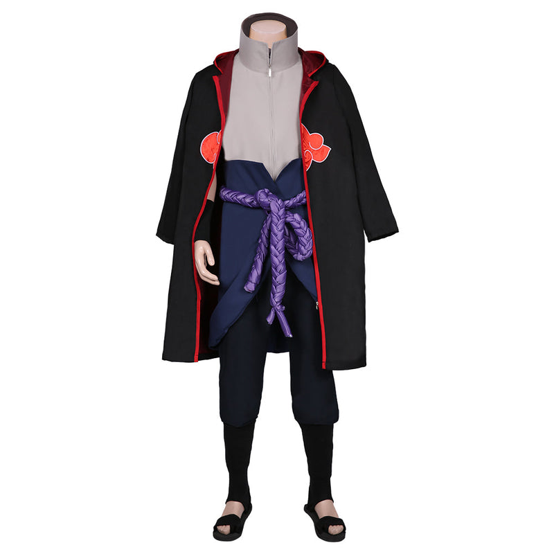 NARUTO Uchiha Sasuke Coat Pants Outfits Halloween Carnival Suit Cosplay Costume