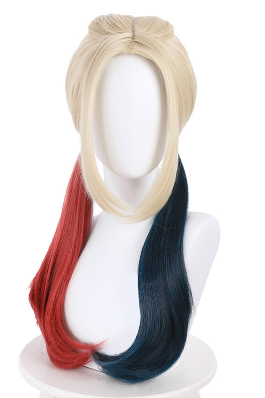 Suicide Squad 2 Harley Quinn Heat Resistant Synthetic Hair Carnival Halloween Party Props Cosplay Wig