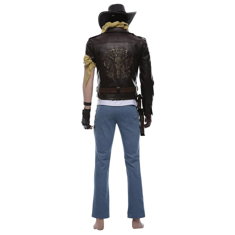 Overwatch Jesse Mccree Mens Costume Halloween 2021 Cosplay Costume