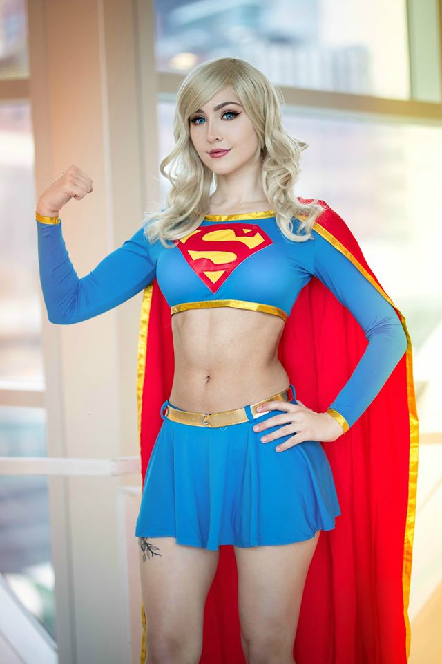 DC Comics Supergirl Cosplay Costume Separated version