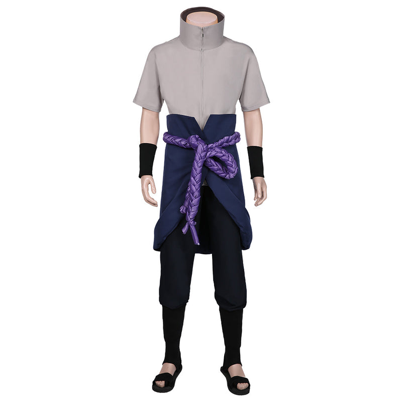 NARUTO Uchiha Sasuke Coat Pants Outfits Halloween Carnival Suit Cosplay Costume