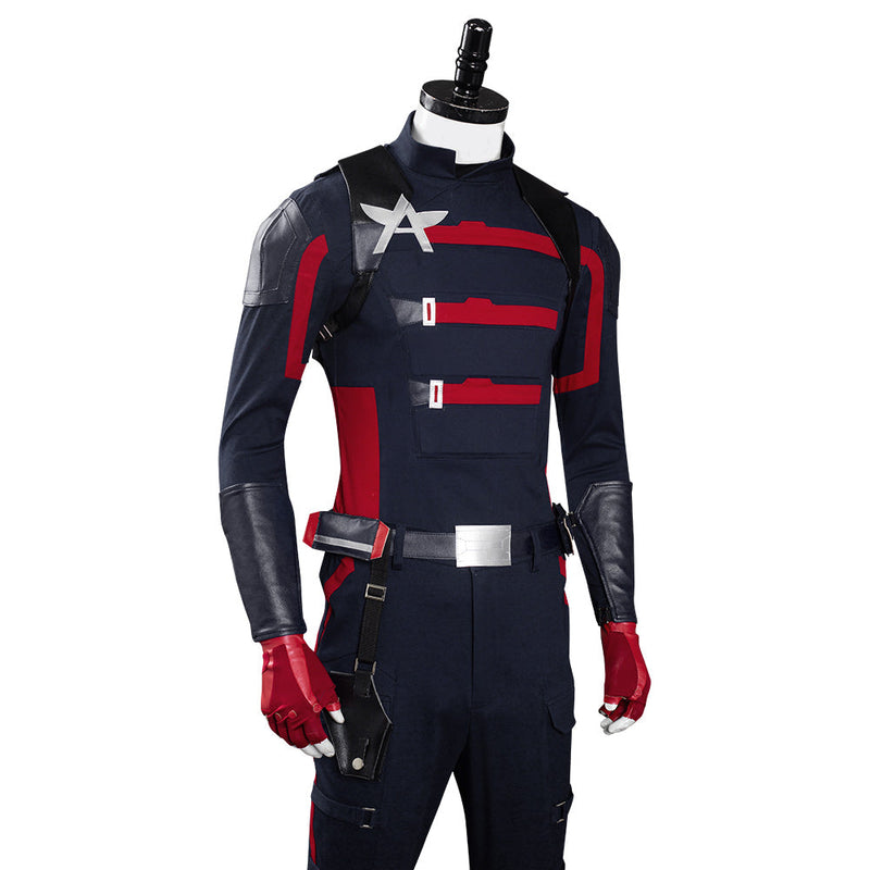 The Falcon and the Winter Soldier John Walker Captain America Outfits Halloween Carnival Suit Cosplay Costume