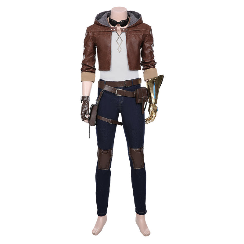 LOL The Prodigal Explorer Ezreal Adult Men Coat Pants Halloween Carnival Outfit Cosplay Costume