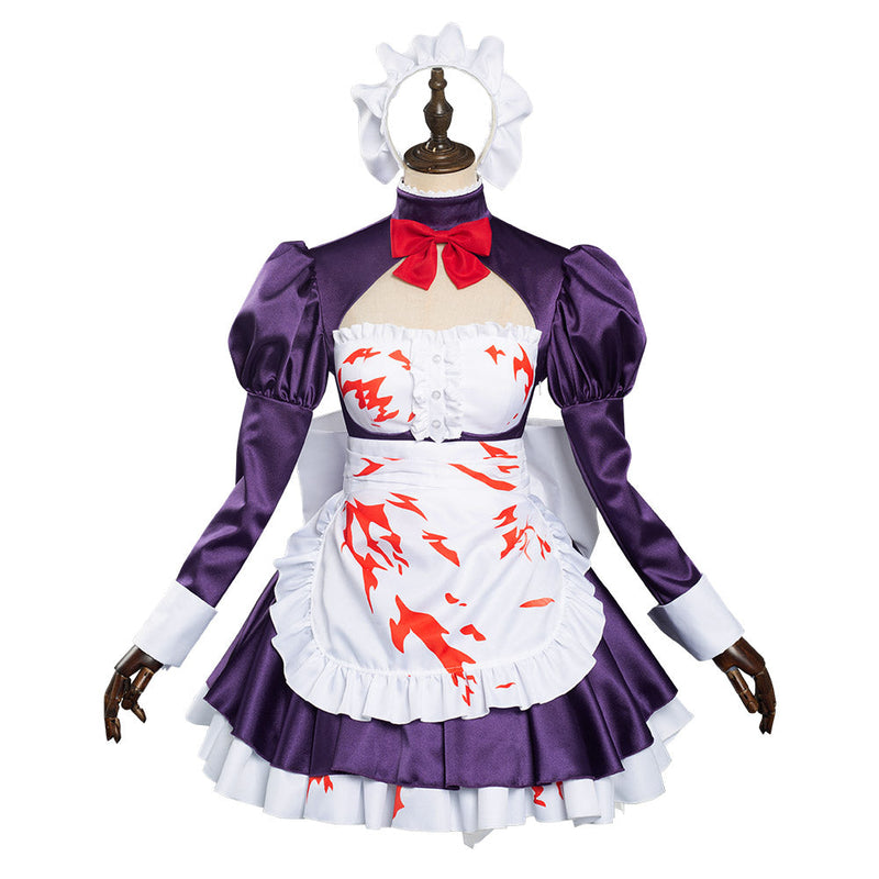 Anime High-Rise Invasion Maid-fuku Kamen Maid Dress Outfits Cosplay Costume