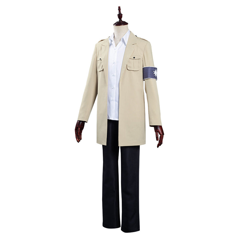 Attack on Titan  The Final Season Eren Jaeger Coat Shirt Outfits Halloween Carnival Costume Cosplay Costume