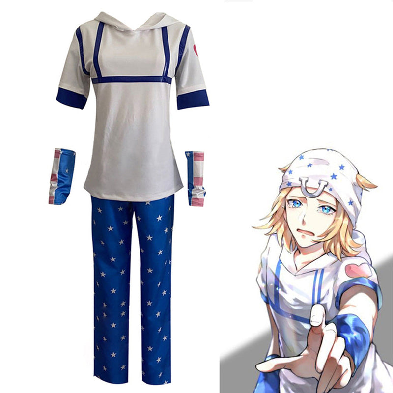 JoJo‘s Bizarre Adventure Johnny Joestar Outfits Halloween Carnival Costume Cosplay Costume