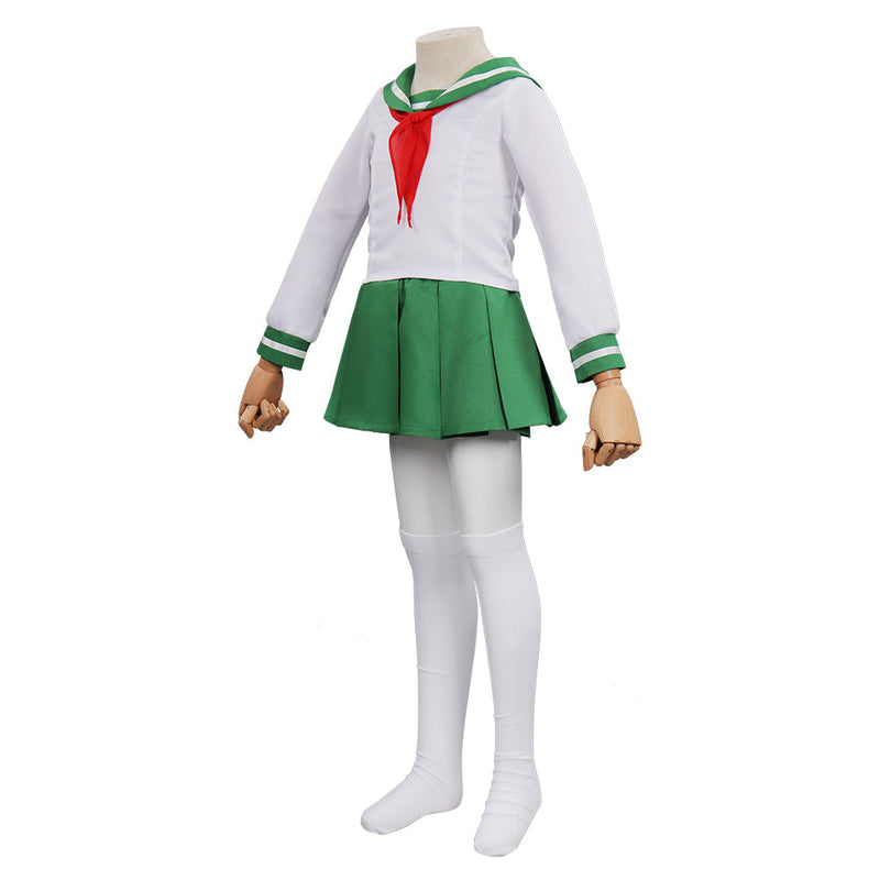 Inuyasha Higurashi Kagome Costume for Kids Children Christmas Cosplay Costume