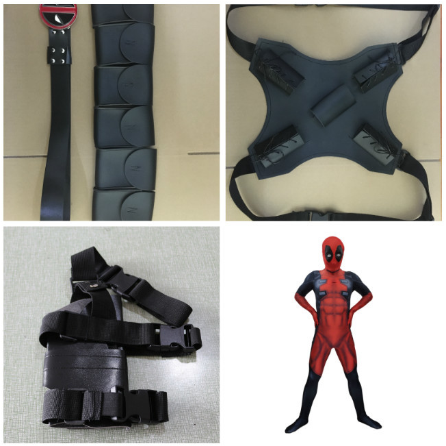 Marvel Deadpool Wade Wilson Outfit Suit Costume For Kids Adults