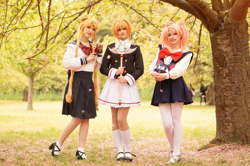 CardCaptor Sakura Sakura Kinomoto School Uniform Cosplay Costume