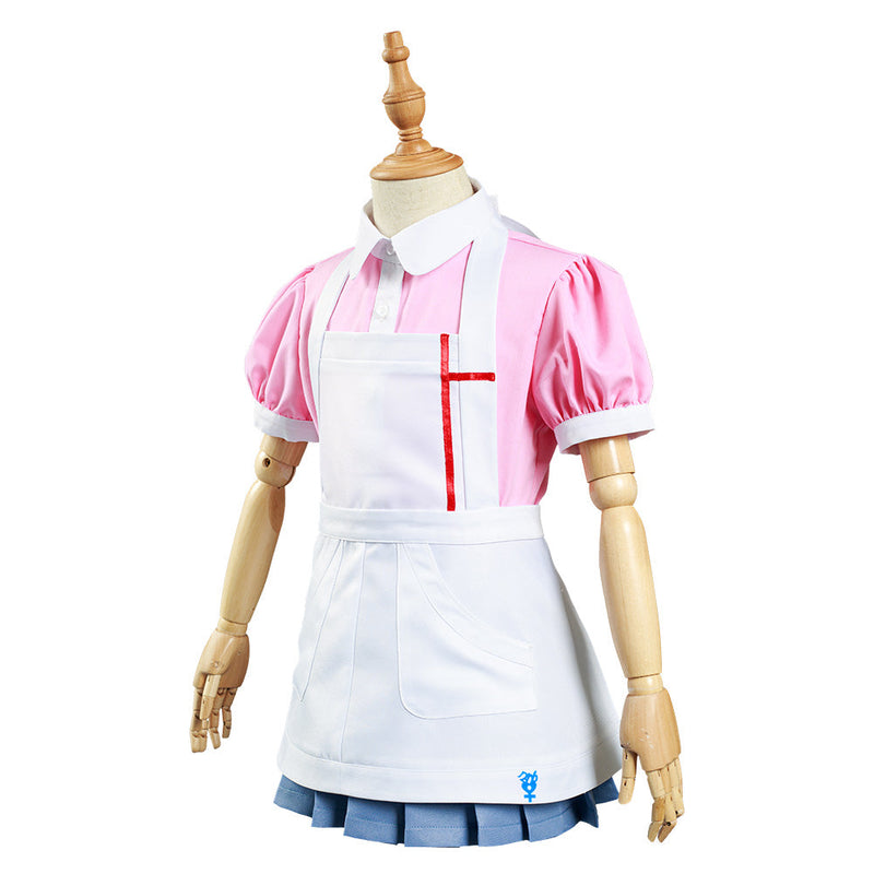 Danganronpa 2:Goodbye Despair Mikan Tsumiki Kids Children Shirt Skirt Outfits Halloween Carnival Suit Cosplay Costume