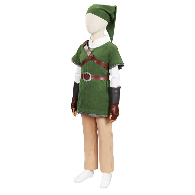 The Legend of Zelda Link Comic Con Cosplay Costume for Kids Children