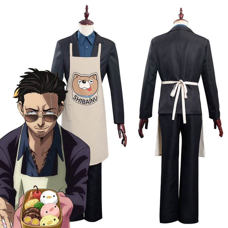 The Way Of the Household Husband Tatsu Shirt Pants Apron Outfits Halloween Carnival Suit Cosplay Costume