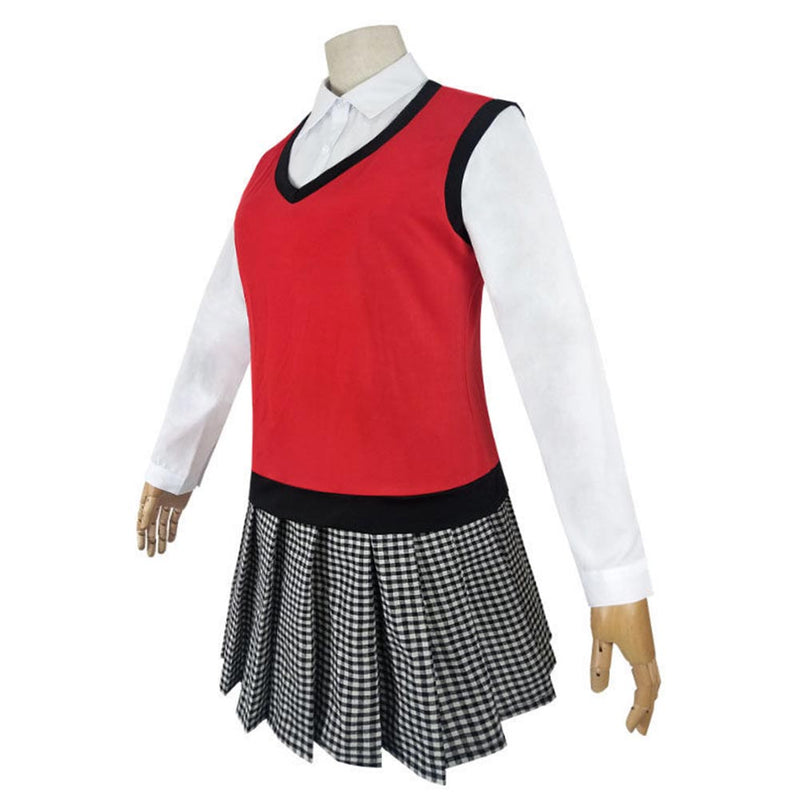 Kakegurui Midari Ikishima Women School Uniform Outfits Halloween Carnival Suit Cosplay Costume