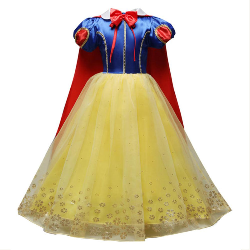 Baby Girl Toddler Snow White Dress Halloween Cosplay Costume