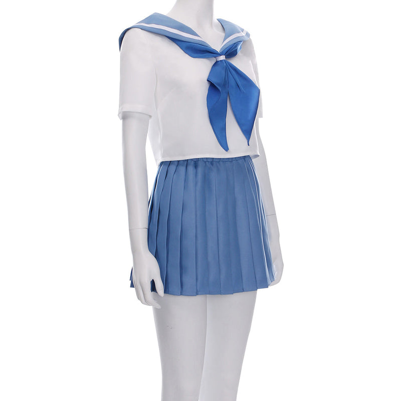 KILL la KILL Mako Mankanshoku Japanese School Sailor Uniform Skirt Outfit Halloween Carnival Costume Cosplay Costume