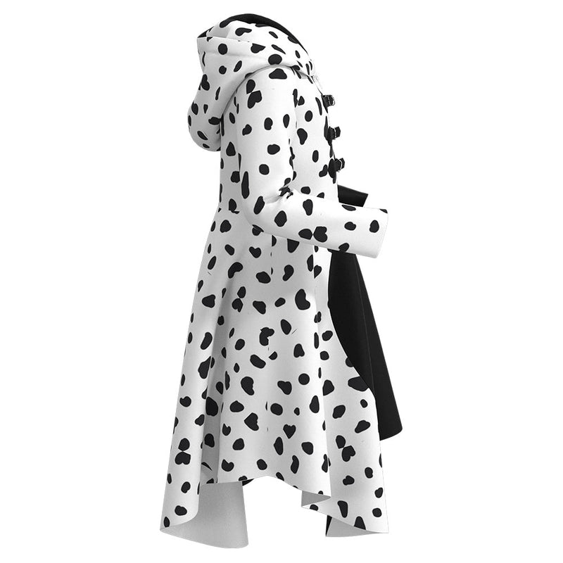 Cruella Halloween Costumes for Girls Kids Children Cosplay Costume