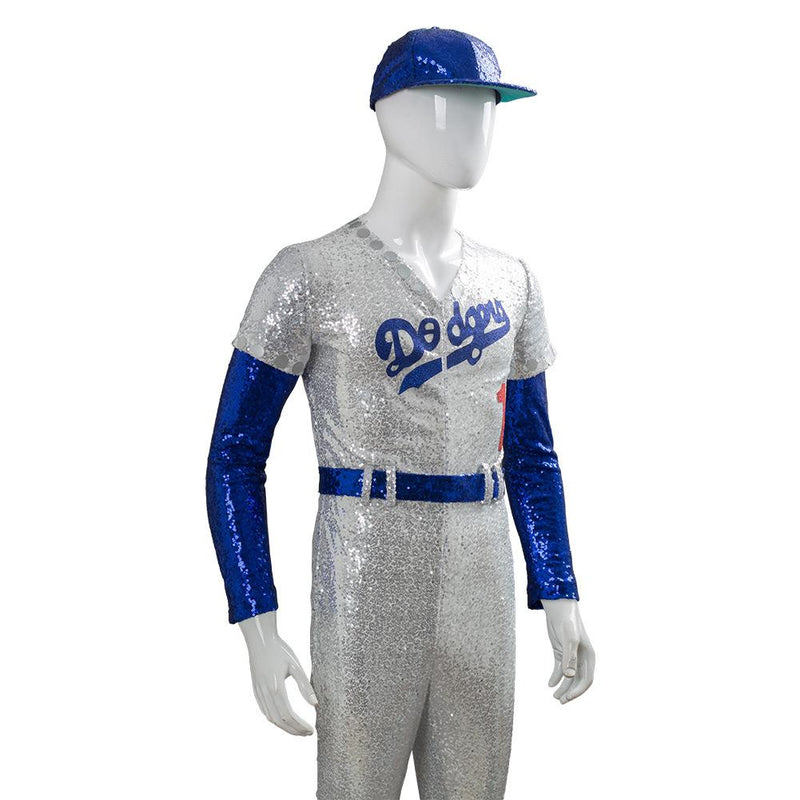 Rocketman Elton John Dodgers Baseball Uniform Cosplay Costume