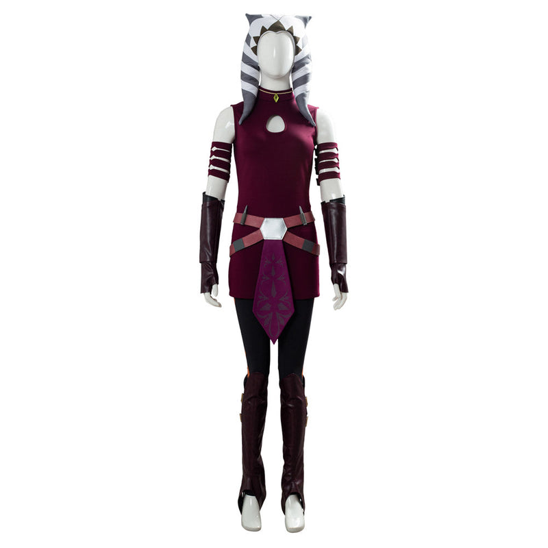 Star Wars: The Clone Wars Ahsoka Tano Halloween Carnival Suit Cosplay Costume