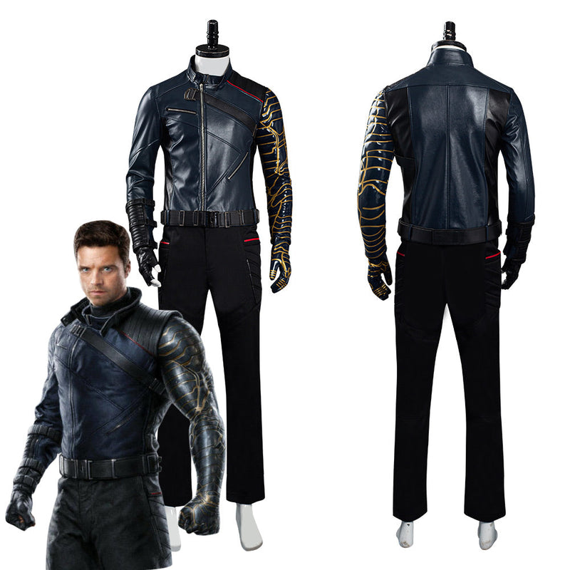 The Falcon and the Winter Soldier Bucky Barnes Halloween Carnival Suit Cosplay Costume