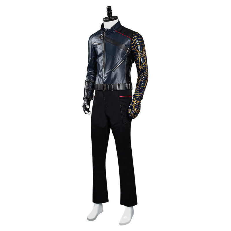 The Falcon and the Winter Soldier Bucky Barnes Halloween Carnival Suit Cosplay Costume