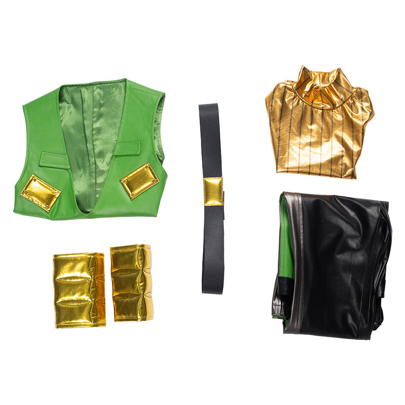 JoJo‘s Bizarre Adventure Ermes Costello Outfits Halloween Carnival Suit Cosplay Costume