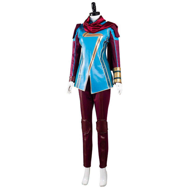 Ms. Marvel 2022 Kamala Khan Outfits Halloween Carnival Suit Cosplay Costume