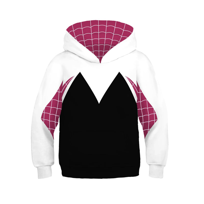 Boys Hoodie Spider-Man: Into the Spider-Verse Miles Morales Gwen 3D Sweatshirt Kids