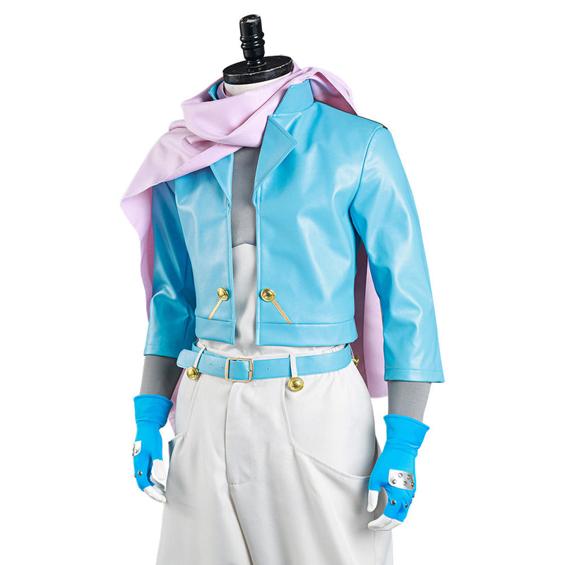 JoJo‘s Bizarre Adventure Part 2: Battle Tendency Caesar Anthonio Zeppeli Coat Pants Outfits Cosplay Costume