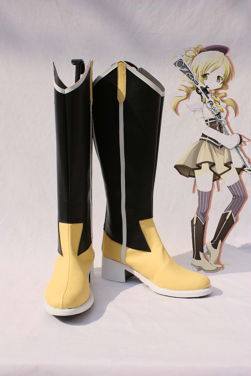 Puella Magi Madoka Magica? Tomoe Mami Cosplay Shoes Boots Custom made