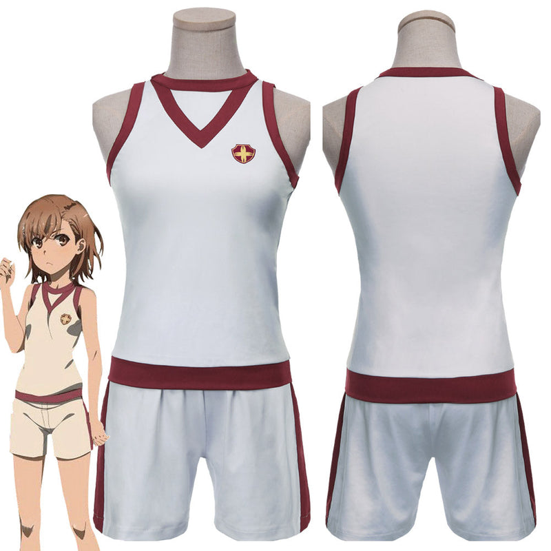 A Certain Scientific Railgun T Cosplay Misaka Mikoto Sports Clothes Cosplay Costume