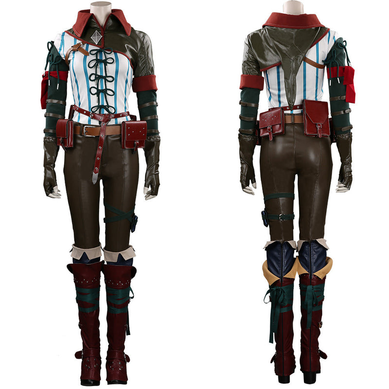 The Witcher Triss Merigold Outfits Halloween Carnival Suit Cosplay Costume