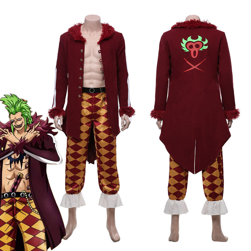 One Piece：Pirate Warriors 4 Bartolomeo Halloween Carnival Costume Cosplay Costume