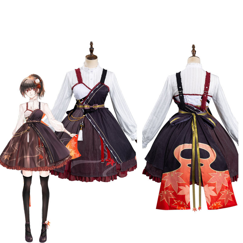 Genshin Impact Kazuha Lolita Dress Outfits Halloween Original Design Cosplay Costume