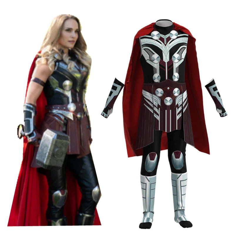 Kids Children Thor: Love and Thunder Jane Foster Cosplay Costume Jumpsuit Outfits