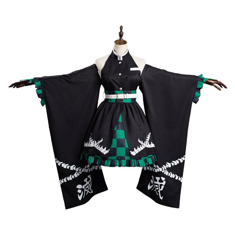 Kamado Tanjiro Demon Slayer Halloween Kimono Original Design Cosplay Costume