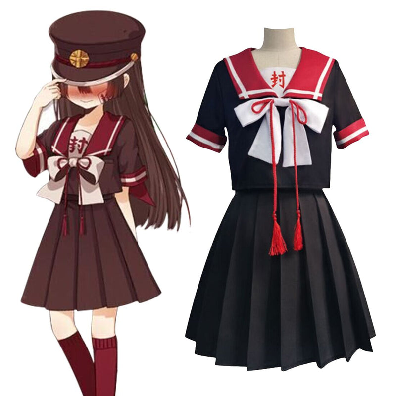 Toilet-bound Hanako-kun Yugi Tsukasa JK Uniform Skirt Outfits Halloween Carnival Suit Cosplay Costume