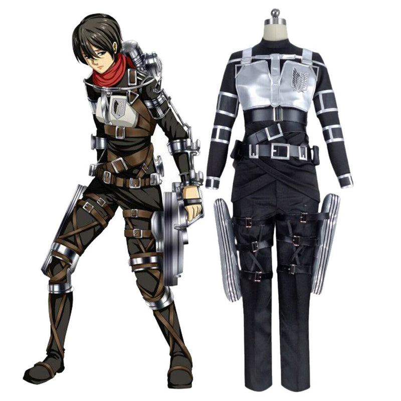 Attack on Titan Mikasa·Ackerman Halloween Carnival Suit Cosplay Costume