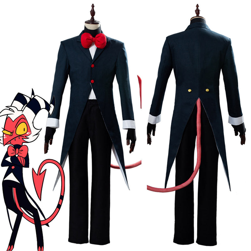 Hazbin Hotel Moxxie Helluva Boss Outfit Halloween Carnival Suit Cosplay Costume