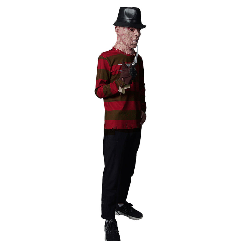 A Nightmare on Elm Street-Munker Street Freddie Kruger Top Shirt Cosplay Costume