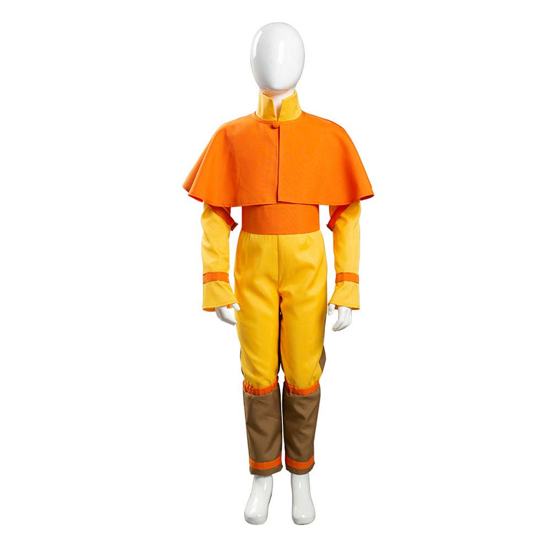 Avatar: The Last Airbender Avatar Aang Kids Children Halloween Cosplay Costume