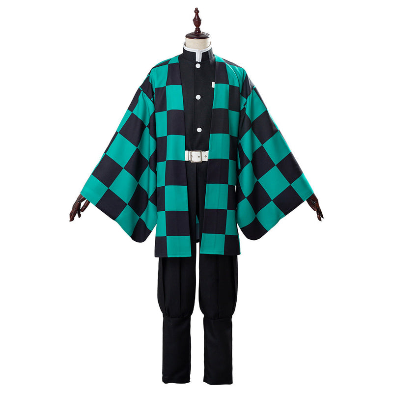 Demon Slayer: Kimetsu no Yaiba Kamado Tanjirou Oufit Cosplay Costume