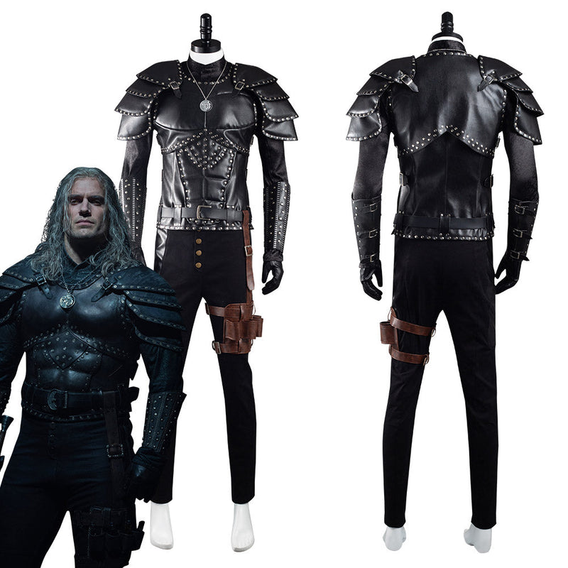 The Witcher Geralt of Rivia Outfits Halloween Carnival Suit Cosplay Costume