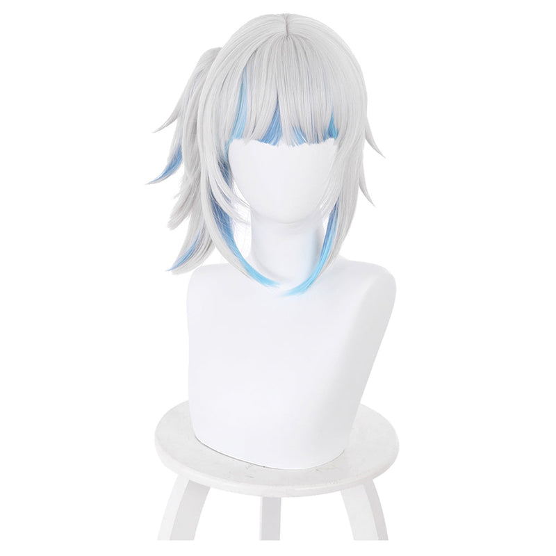 Hololive English VTuber Gawr Gura Heat Resistant Synthetic Hair Carnival Halloween Party Props Cosplay Wig